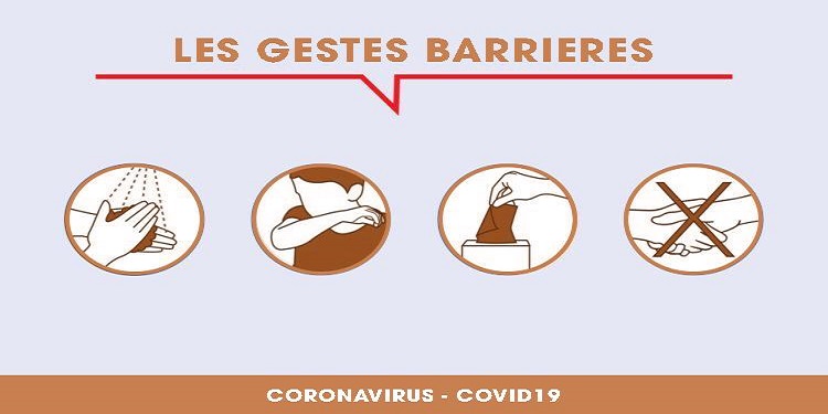 Les gestes barrières face au covid-19