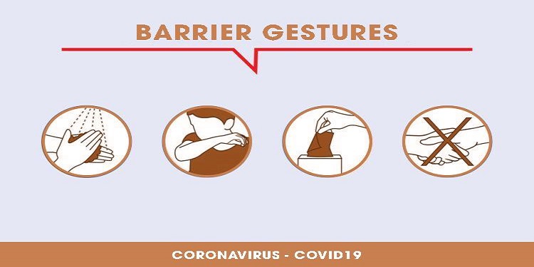 Les gestes barrières face au covid-19